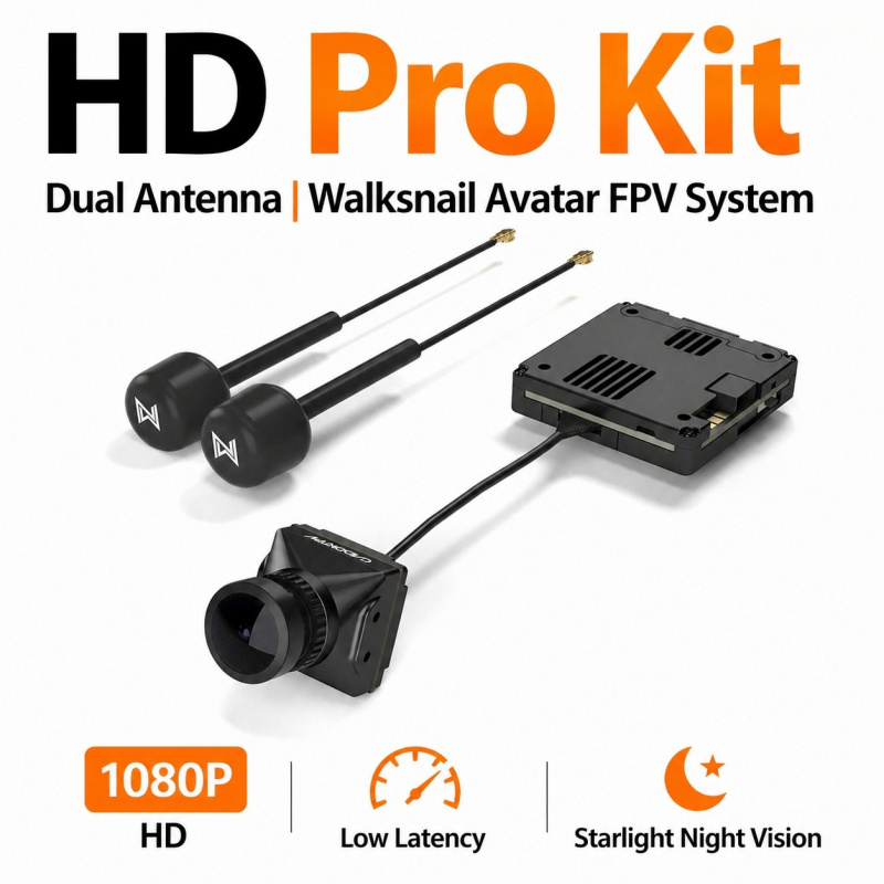 Walksnail Avatar Hd Pro Kit - Kit Walksnail Avatar HD Pro com