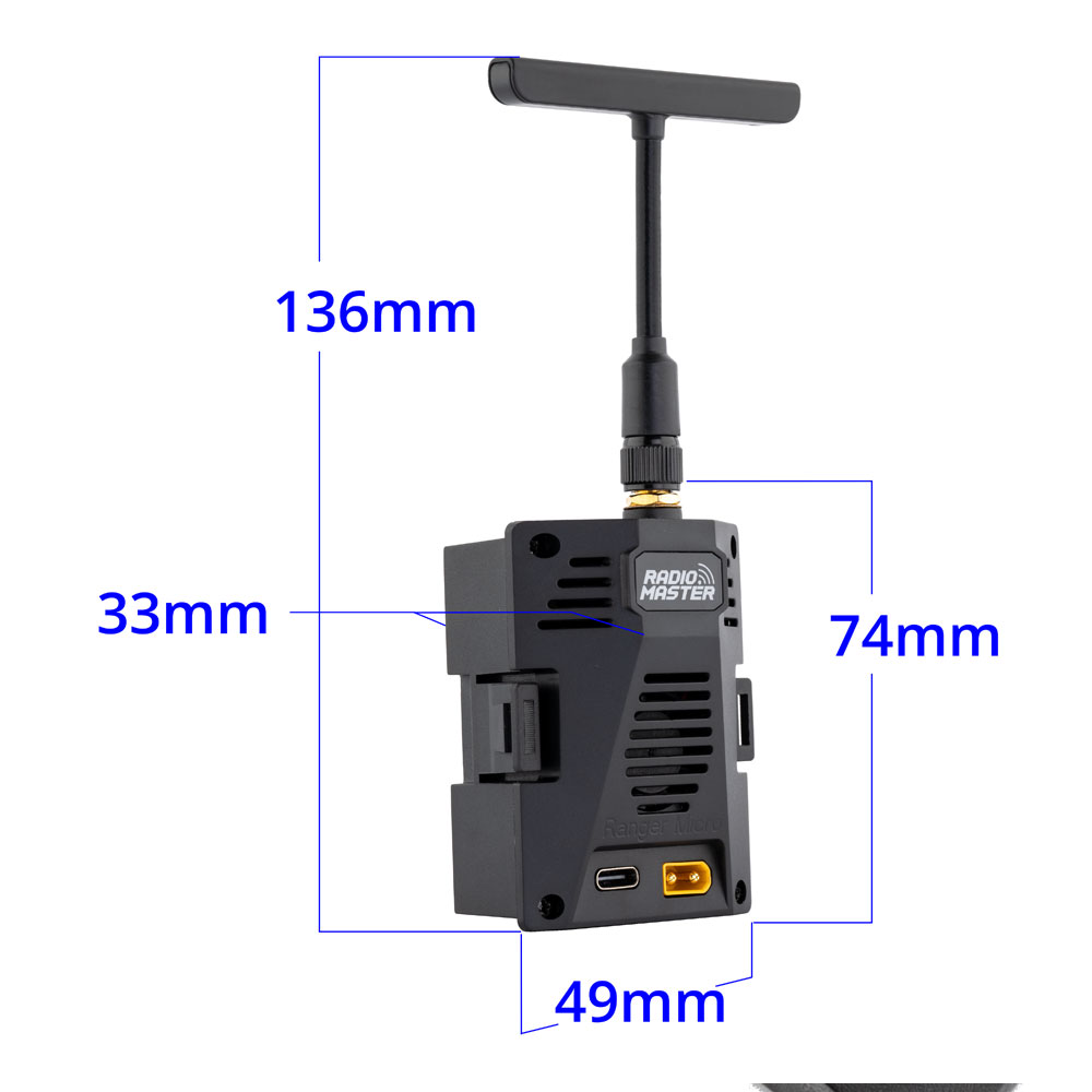 Módulo RadioMaster Ranger Micr - Radiomaster Tx16S Mark Ii Elrs avaliação e preço